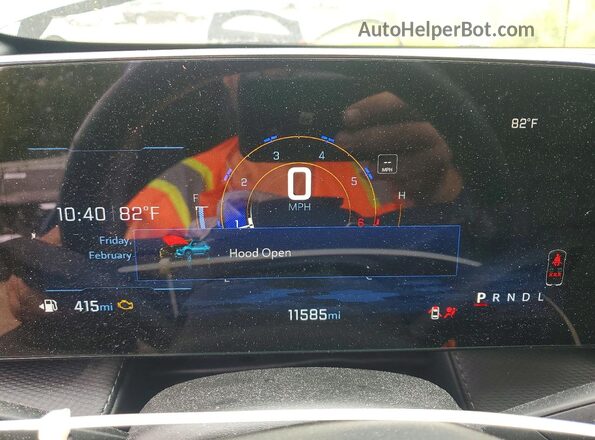 3GNAXHEG5TL106866 2026 CHEVROLET EQUINOX Blue Instrument cluster view