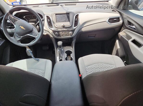 3GNAXHEG6RL265212 2024 CHEVROLET EQUINOX Синий Вид панели приборов