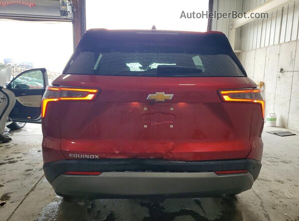 3GNAXHEG6SL137879 2025 CHEVROLET EQUINOX Red უკანა ხედი