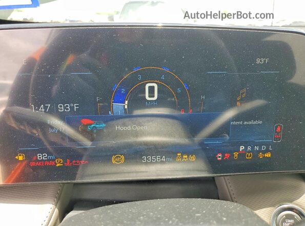 3GNAXHEG7SL155761 2025 CHEVROLET EQUINOX Зеленый Вид щитка приборов