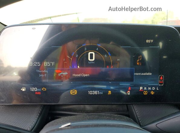 3GNAXHEG7TL249897 2026 CHEVROLET EQUINOX Бирюзовый Вид щитка приборов