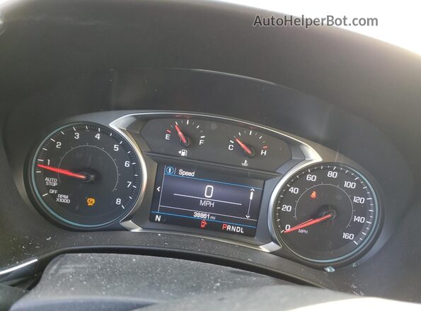 3GNAXHEGXPL168088 2023 CHEVROLET EQUINOX Серебряный Вид щитка приборов