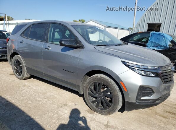 3GNAXHEGXPL168088 2023 CHEVROLET EQUINOX Серебряный Передняя правая четверть