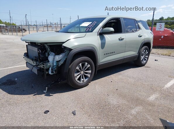 3GNAXHEGXTL128829 2026 CHEVROLET EQUINOX Зеленый Передняя левая четверть