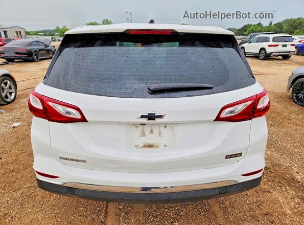3GNAXHEV1JS501385 2018 CHEVROLET EQUINOX White Вид салону спереду