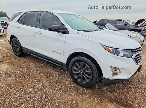 3GNAXHEV1JS501385 2018 CHEVROLET EQUINOX White Передня права чверть