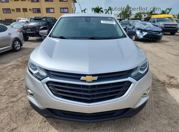 3GNAXHEV1LS531196 2020 CHEVROLET EQUINOX Silver Vista frontal