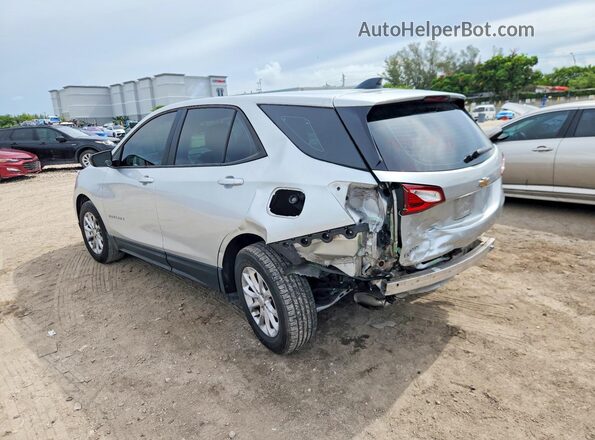 3GNAXHEV1LS531196 2020 CHEVROLET EQUINOX Silver Trasero izquierdo