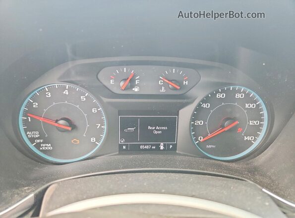 3GNAXHEV1LS542294 2020 CHEVROLET EQUINOX Gray Instrument cluster view