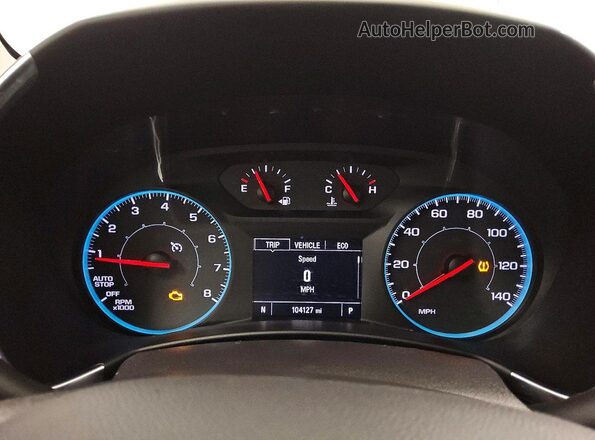 3GNAXHEV1MS135917 2021 CHEVROLET EQUINOX Белый Вид щитка приборов