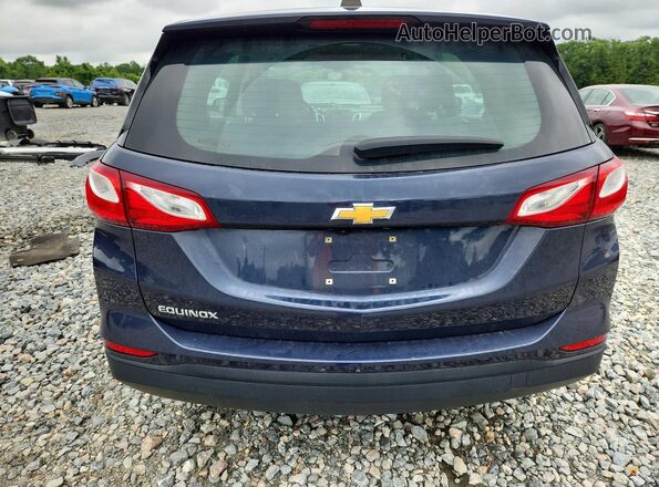 3GNAXHEV2KS505155 2019 CHEVROLET EQUINOX Blue Вид ззаду