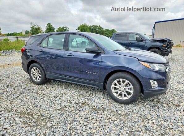 3GNAXHEV2KS505155 2019 CHEVROLET EQUINOX Blue Передня права чверть