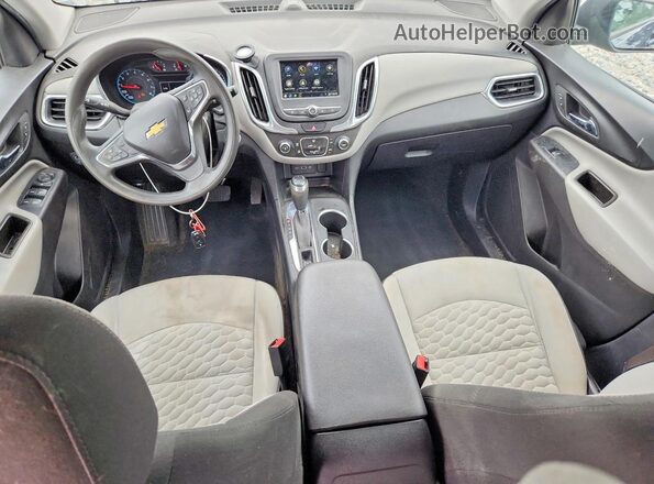 3GNAXHEV2KS505155 2019 CHEVROLET EQUINOX Blue Вид панелі приладів