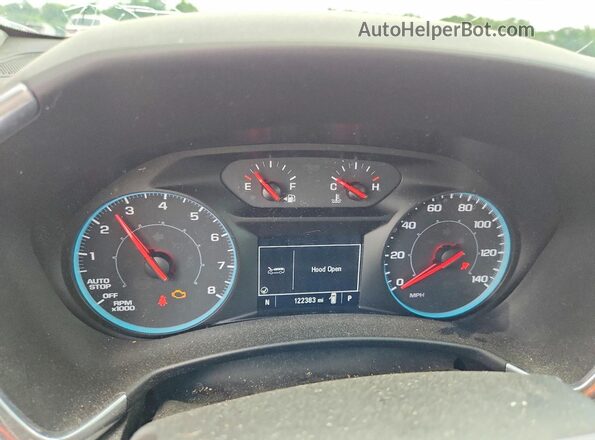 3GNAXHEV2KS505155 2019 CHEVROLET EQUINOX Blue Вид щитка приладів