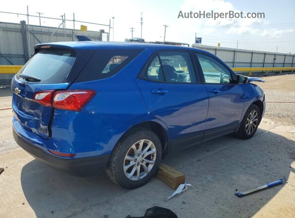3GNAXHEV2KS540567 2019 CHEVROLET EQUINOX Blue Задня права чверть