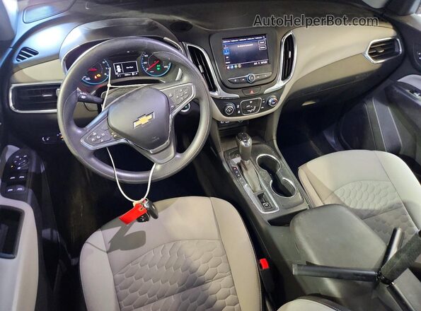 3GNAXHEV2LS736865 2020 CHEVROLET EQUINOX Синий Вид панели приборов
