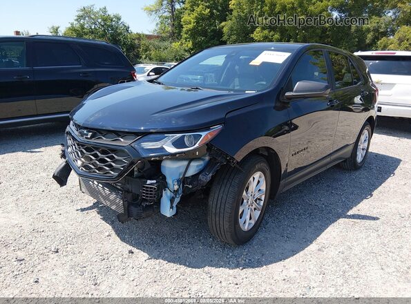 3GNAXHEV2MS102795 2021 CHEVROLET EQUINOX Black Առջևի ձախ երեք քառորդ տեսարան