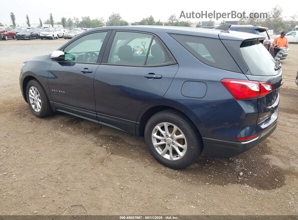 3GNAXHEV3JS557165 2018 CHEVROLET EQUINOX Blue Հետևի ձախ