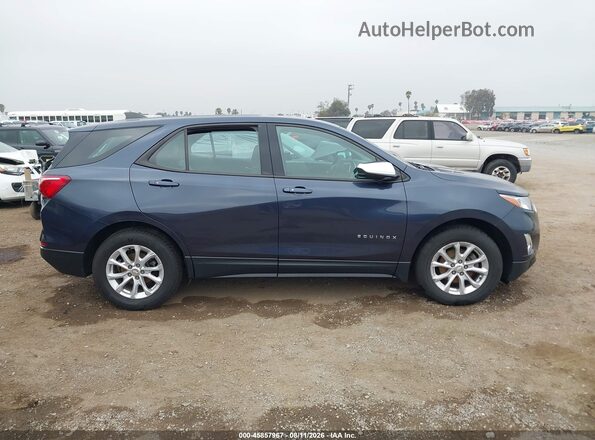 3GNAXHEV3JS557165 2018 CHEVROLET EQUINOX Blue Սալոնի հետևի տեսք