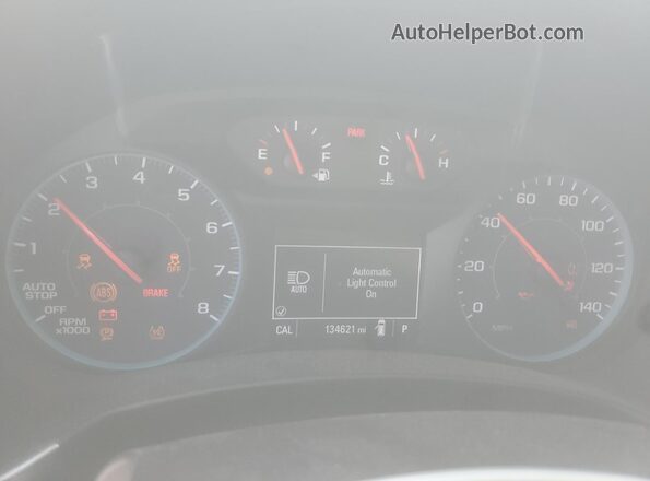 3GNAXHEV3KL116003 2019 CHEVROLET EQUINOX Бежевый Вид щитка приборов