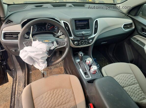 3GNAXHEV3MS101316 2021 CHEVROLET EQUINOX Синий Вид панели приборов