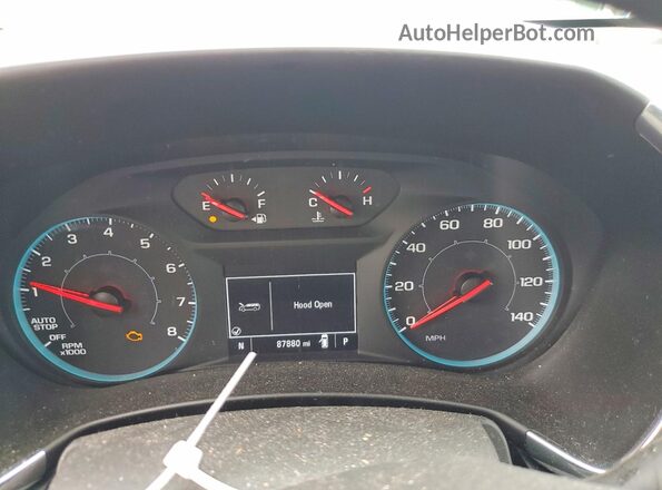 3GNAXHEV4LS698250 2020 CHEVROLET EQUINOX Синий Вид щитка приборов