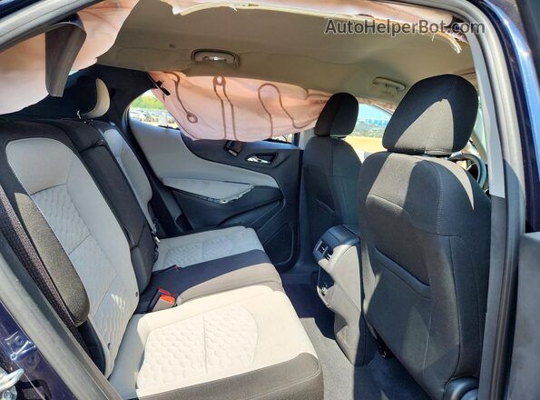 3GNAXHEV4LS737533 2020 CHEVROLET EQUINOX Blue Вид задньої частини салону