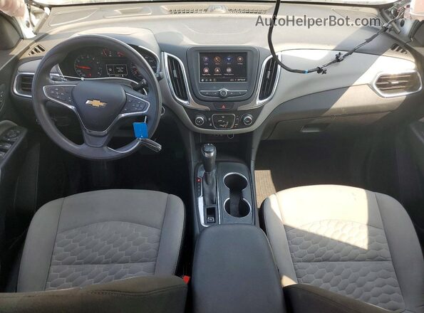 3GNAXHEV5LS547725 2020 CHEVROLET EQUINOX White Առջևի վահանակի տեսք