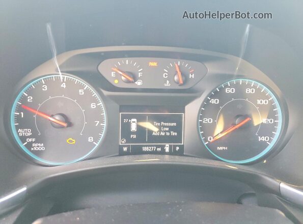 3GNAXHEV5MS102712 2021 CHEVROLET EQUINOX Синий Вид щитка приборов