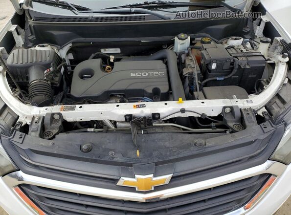 3GNAXHEV6JS563042 2018 CHEVROLET EQUINOX Белый Вид подкапотного пространства