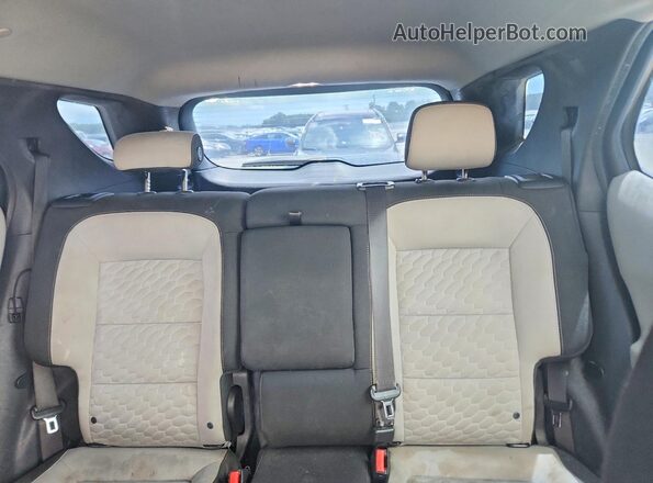 3GNAXHEV6KL354587 2019 CHEVROLET EQUINOX Black Widok tylnych siedzeń