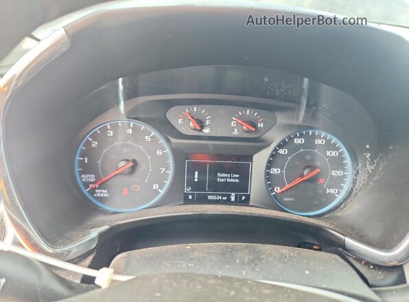 3GNAXHEV6KL354587 2019 CHEVROLET EQUINOX Black Widok zestawu wskaźników