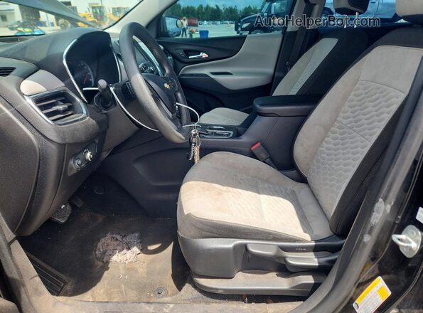 3GNAXHEV6KL354587 2019 CHEVROLET EQUINOX Black Widok wnętrza z przodu