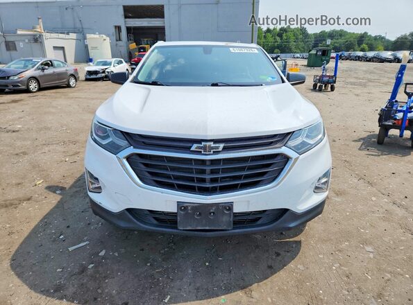3GNAXHEV7JS625497 2018 CHEVROLET EQUINOX White Դիմացի տեսք