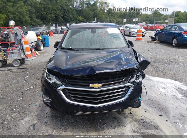 3GNAXHEV7LS583030 2020 CHEVROLET EQUINOX Dark Blue Вид щитка приборов