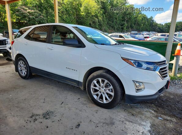3GNAXHEV7LS700329 2020 CHEVROLET EQUINOX White Передня права чверть