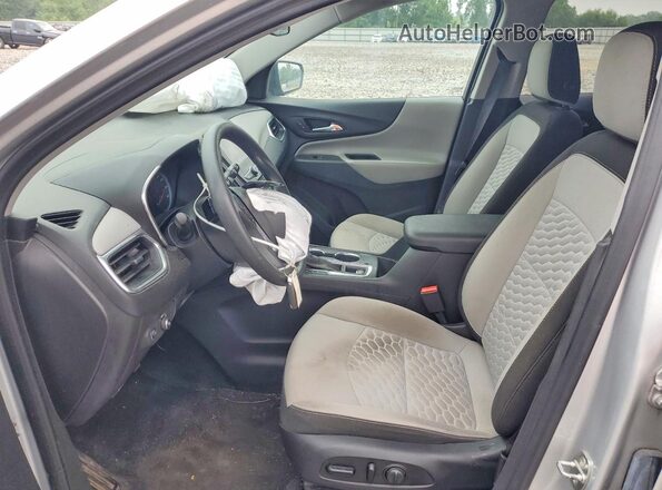 3GNAXHEV7LS733900 2020 CHEVROLET EQUINOX Silver Widok wnętrza z przodu