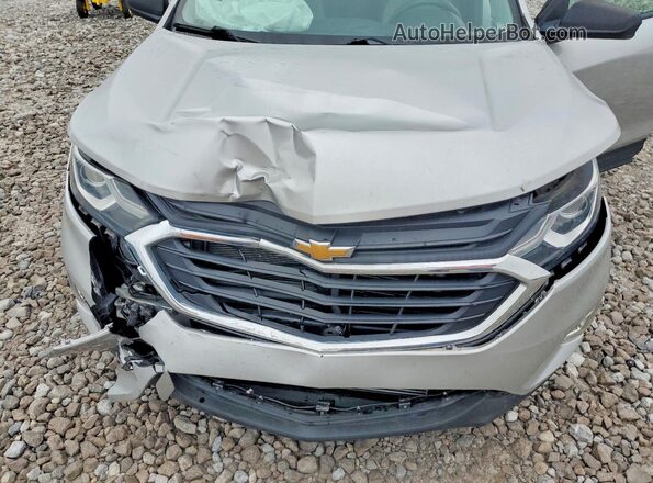 3GNAXHEV7LS733900 2020 CHEVROLET EQUINOX Silver Widok komory silnika
