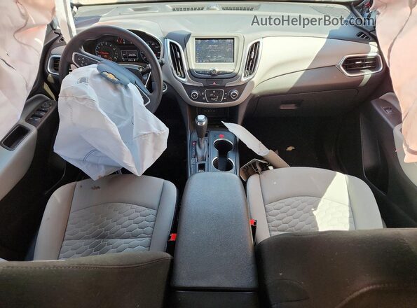 3GNAXHEV7MS164130 2021 CHEVROLET EQUINOX White Вид панелі приладів