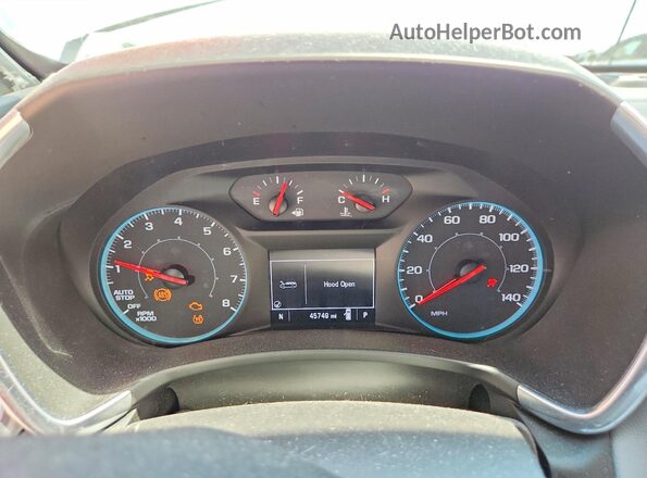 3GNAXHEV7MS164130 2021 CHEVROLET EQUINOX White Вид щитка приладів