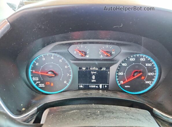 3GNAXHEV8KL353666 2019 CHEVROLET EQUINOX Black Widok zestawu wskaźników