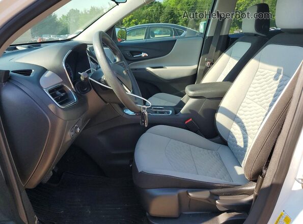 3GNAXHEV8LS697392 2020 CHEVROLET EQUINOX White Widok wnętrza z przodu