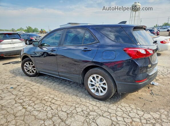 3GNAXHEV9MS111476 2021 CHEVROLET EQUINOX Blue Trasero izquierdo