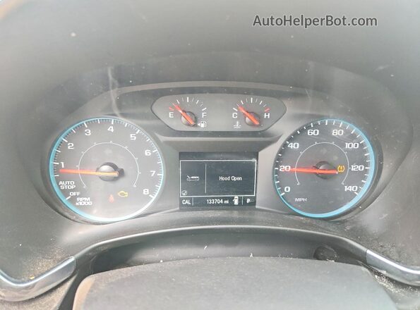 3GNAXHEV9MS111476 2021 CHEVROLET EQUINOX Blue Vista del cuadro de instrumentos