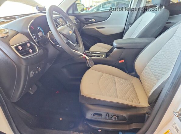 3GNAXHEV9MS149886 2021 CHEVROLET EQUINOX White წინა სალონის ხედი