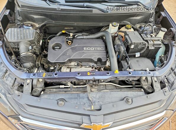 3GNAXHEVXJL360486 2018 CHEVROLET EQUINOX Синий Вид задней части салона