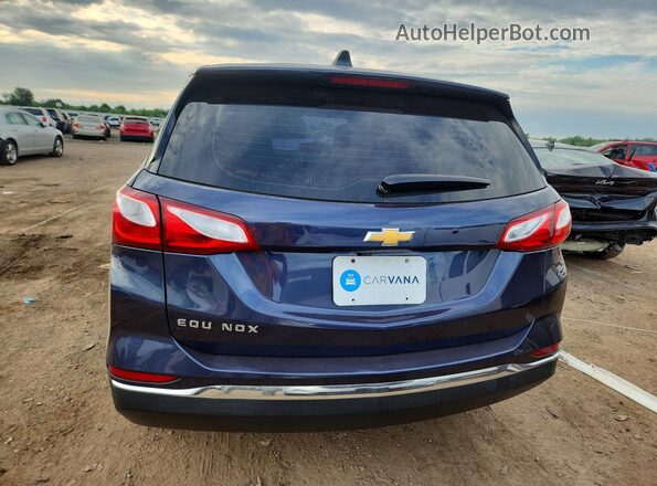 3GNAXHEVXJL360486 2018 CHEVROLET EQUINOX Синий Вид сзади