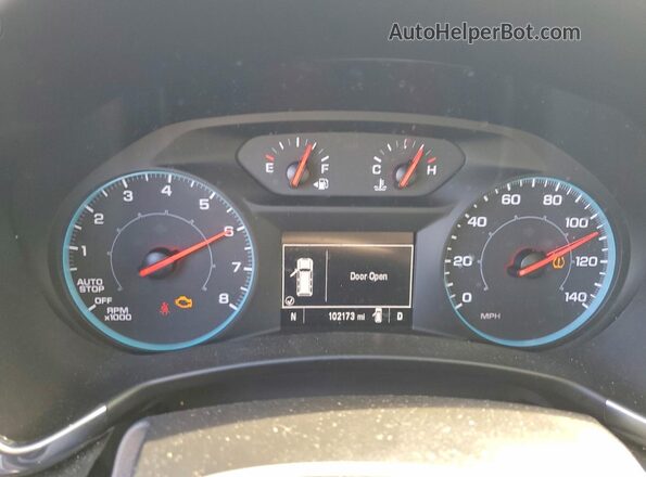 3GNAXHEVXLS633662 2020 CHEVROLET EQUINOX Silver ხელსაწყოთა პანელის ხედი