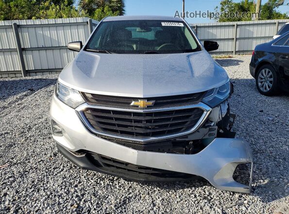 3GNAXHEVXLS633662 2020 CHEVROLET EQUINOX Silver წინა ხედი