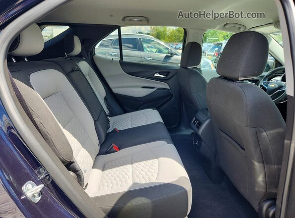 3GNAXHEVXLS641809 2020 CHEVROLET EQUINOX Blue Widok wnętrza z tyłu
